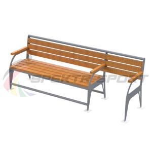 Купить Скамья с местом для коляски в Новотроицке 