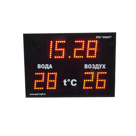 Купить Часы-термометр СТ1.13-2t для бассейна в Новотроицке 